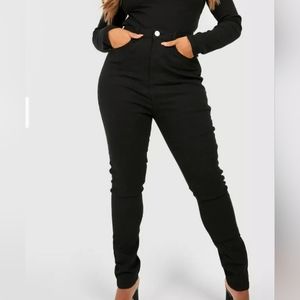 Boohoo Womens Jeans black size 24 plus size